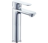 VALAZ Grifo de lavabo alto pica redondo monomando cromado serie Viar
