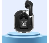 TWS Wireless Earphones Transparent Bluetooth In Ear Headset ENC Sports Headphones LED Power Digital Display Stereo Sound Earbuds