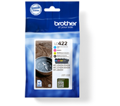 Cartucho Brother LC422 MULTIPACK 4 550PAG