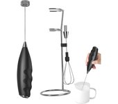 Batidora eléctrica, batidora portátil para café, vaporizador de espuma automático, potente, recargable, diseño portátil ligero para café con leche, té, batidos de proteínas y repostería.