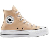 Zapatilla Beige Converse Chuck Taylor All Star Lift Platform Taupe/Cream