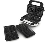 Tefal SW7011 Snack XL Sandwichmaker + Waffeleisen Blanco/Plata