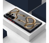 Snake Rose Skull Blvck Phone Case for Samsung Galaxy S23 FE S22 Plus S23 Ultra S9 S21 FE S10 Plus S20 Ultra Cover