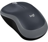 Logitech M185 Ratón Inalámbrico, 2.4GHz con Mini Receptor USB, Batería de 12 Meses, Seguimiento Óptico con Resolución de 1000 dpi, Ambidiestro, Compatible con PC, Mac, Portátil - Gris