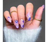 24Pcs Manicure Wearable Fake Nails Ballerina Removable Coffin Fake Nails Finished Women Girls Almond False Nails Art Decoration