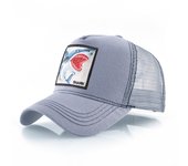 Trucker Caps Men Women Streetwear Hip Hop Baseball Cap With Shark Embroidery Patch Snapback Drake Bones Casquette Four Seasons