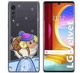 Tumundosmartphone Funda Gel Transparente para LG Velvet 5G diseño Cabra Dibujos