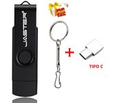 JASTER OTG USB flash drive for Smart Phone & Tablet PC Black Pen drive Rotatable Memory stick Pendrive 4GB 8GB 16GB 32GB 64GB