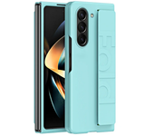 Luxury Ultra Thin Matte Wristband Elastic Strap Case for Samsung Galaxy Z Fold 6 5 4 3 5G Shockproof Protection Hard Back Cover