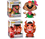 Funko Pack Luau Timon y Pumbaa Pumba Rey Leon Lion King   Disney Funko Pop Funko Pop 498 500