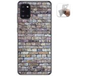 Tumundosmartphone Funda Gel Tpu para Samsung Galaxy A31 diseño Ladrillo 02 Dibujos