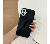 DIYFashion New Rhode  Lipstick Lip Holder Soft Silicone Phone Case for iPhone 16 15 14 13 12 Pro Max Plus Solid Color Back Cover