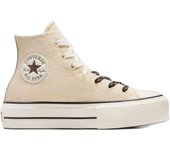 Zapatillas Converse Chuck Taylor All Star Lift para mujer en color beige
