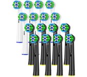 8/16pcs EB25 EB50 Cross Action Replacement Brush Heads For Oral B D12 D16 D100 3757 3709 pro3 pro1max electric toothbrush