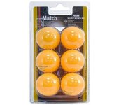 Pelotas Tenis Mesa Enebe MATCH 40 mm Blíster 6 Naranja