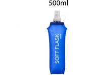 250ml 500ml Water Bottle TPU Folding Soft Flask Sport Water Bag Collapsible Water Bottle Running Camping Hiking Cycling