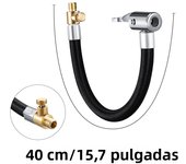 10/20/60/100cm Car Tire Inflator Hose Tube Inflatable Air Pump Extension Tube Adapter Twist Tyre Connection Locking Air Chuck