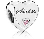 Pandora Charm Mujer Plata de Ley Circonitas Amor de Hermana 791946PCZ