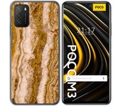 Tumundosmartphone Funda Gel Tpu para Xiaomi POCO M3 / Redmi 9T diseño Mármol 10 Dibujos