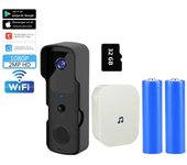 Smart Tuya WIFI Doorbell HD 1080P Video Outdoor Wireless Home Door Bell Waterproof Battery Intercom Speaker Phone Camera