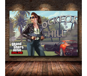 Video Game GTA 5 Grand Auto Poster Canvas PaintingWall Art Picture Quality  Home Decor for Living Room Bedroom Game Room Gift