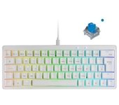 Teclado Gaming Mecánico Mars Gaming MKMINIPRO/ Switch Azul/ Blanco