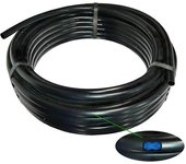 DRIPALIA - Tubería - Manguera Ø16 con gotero autocompensante| Negra | Caudal 2L/h | Goteros a  33cm | Rollo de 100m