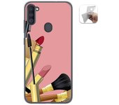 Tumundosmartphone Funda Gel Tpu para Samsung Galaxy A11 / M11 diseño Brochas Dibujos