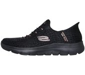 Skechers SUMMITS-CLASSY NIGHT Deportivas Planas Mujer Negro