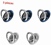 1-5pcs Magnetic Phone Finger Ring Holder Universal Luxury Rotatable Mobile Phone Stand Grip Back Bracket for iphone Sumsung