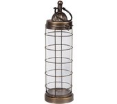 Farol De Metal 17x17x56cm, El mejor complemento para tu hogar