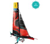 Technical Emirates Team New Zealand AC75 Yacht Building Blocks MOC Assemble Bricks Boat Toys Gift for Kids Boy 962Pcs