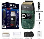 Kemei Electric Barber Foil Shaver Multifunctional Beard Hair Razor Reciprocating Men Bald Head Shaving Machine KM-2026 2028 TX1