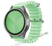 20mm 22mm Silicone Ocean Band for Samsung Galaxy Watch6/4/5/5Pro/Active 2 / Huawei Watch GTR Bracelets for Amazfit bip/GTS Strap