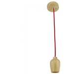 WONDERLAMP Wonderlamp Lámpara de Techo Podium I de Madera con Bombilla E27