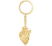 Hanreshe Heart Pendant Keychain Medical Jewelry Anatomy Biology Organ Keyring for Doctor Nurse Gifts