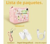 Digital Kids Instant Printing Camera Suitable for Photography Photos Children's Mini Thermal Printer Holiday Gift