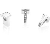 Charm Pandora de Plata Inicial Letra T - Joyería Mujer