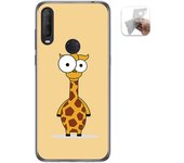 Tumundosmartphone Funda Gel Tpu para Alcatel 1S 2020 / 3L 2020 diseño Jirafa Dibujos