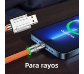 120W 6A Super Fast Charging USB To iOS Liquid Silicone Cable For Apple iPhone 14/13/12/11 Pro Max/XS/XR iPad Data Line USB Cable