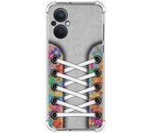 Funda Silicona Antigolpes para Oppo A96 5G diseño Zapatillas 04 Dibujos