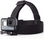 LONDON FAB Montura con Correas para Cabeza para Cámara Gopro Negro