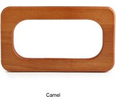 2PCS Rectangular Square Bag Handle Replacement Crossbody Bag Shoulder Bag Beach Bag Wooden DIY Handle Wallet Accessories