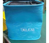 Folding Bucket Fishing Box EVA 3D Textured Fish Bucket for Outdoor Camping Hiking