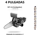 JANGKLIFE 4/6 Inch Electric Drill Modified To Electric Chainsaw adapter Tool Portable Conversion Head Kits  Woodworking Pruning