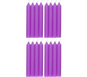 COM-FORT HOUSE- Vela de mesa Lila - Pack velas - Velas Decorativas Sin Perfume - Velas para tu Hogar