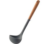 Juego De 5 Utensilios De Cocina Silicona No Adherente With Mango De Madera Gris Para Hornear Espátula Y Otras Tareas De Cocina