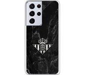Funda original compatible con Samsung Galaxy S21 Ultra - S30 Ultra - Real Betis Balompié Escudo Marmol