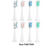 8PCS Replacement Brush Heads For Xiaomi Mijia T200 T300 T301 T500 T700 Sonic Electric Toothbrush Head Soft Bristle