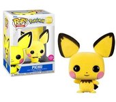 Funko Pop Pichu Pokemon Flocked 579 - Figura Coleccionable 10cm
